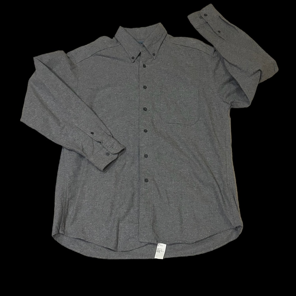 Vintage Woolrich flannel made in USA grey Large shirt